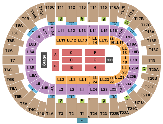 Pechanga Arena Jerry Seinfeld Seating Chart